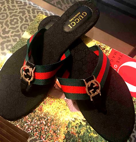 gucci thong flip flops replica|gucci flip flops cheap women's.